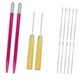 thumbnail image 4 of Herramienta para reenraizar el cabello de muñecas, herramienta de inserción de cabello de muñecas, suministros para hacer muñecas, peinado portátil 10x06mm Aguja, 4 of 8