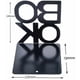 thumbnail image 4 of Sujetalibros - Soportes decorativos para sujetalibros de metal para estantes, escritorios, libros, diseño Merek, resistentes, 4 of 5