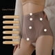 thumbnail image 4 of Pantalones moldeadores de cintura alta sin costuras con efecto contracción de abdomen y cadera, pantalones moldeadores de abdomen de talla grande para posparto, ropa interior ligera y transpirable, 4 of 6