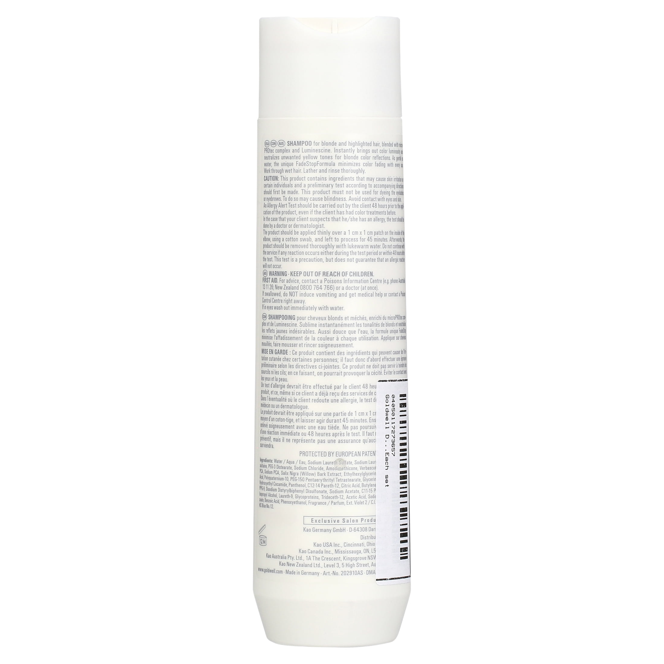 Goldwell Dualsenses Blondes & Highlights Anti-Yellow Shampoo & Conditioner 10.1oz Each set