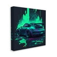 thumbnail image 3 of Stupell Industries Urban Sports Car Neon Graffiti Transportation Painting Gallery Wrapped Canvas Print Wall Art, 3 of 5
