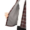 thumbnail image 6 of Visive Mens Flannel Jacket Shirt Big And Tall Heavy Button Down Thermal Lined, 6 of 6
