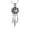 Steel-Black, variant on Flower with Feather Wings Cremation Jewelry Urn Necklace for Ashes Pendant Necklace Cremation Keepsake Jewelry for Women Men Pet