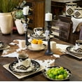 thumbnail image 2 of Hiend Accents Unisex Chalet 16Pc Ceramic Dinnerware Set Multi One Size, 2 of 4