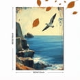 thumbnail image 3 of Qisvanset 12x16 Inch With Frame 2D Flat Wall Art Psalm Vintage Pattern Bible Verse Coastal Home Wall Art, 3 of 8