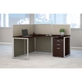 thumbnail image 6 of Bush Business Furniture Easy Office 3 Drawer L Computer Desk in Mocha Cherry, 6 of 6