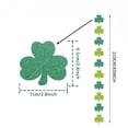 thumbnail image 3 of Orangide St. Patrick's Day Shamrock Decorations, Green Glitter Trefoil Pull-Out Flags, 6.6 FT Hanging Ornaments for Irish Festival, Home Wall Decor, Party & Celebration, 3 of 6