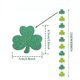 thumbnail image 3 of Banderines de papel desplegables con trébol verde brillante para el Día de San Patricio - Adornos decorativos colgantes de 199 cm para la decoración de fiestas del festival irlandés., 3 of 6