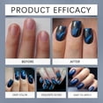 thumbnail image 2 of Blue & Black Cat Eye Gel Polish with Dual Color Chameleon Holographic Galaxy Effect for Magnetic Nail Art, 2 of 5