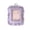 Purple, variant on Cadancy 3 Inch Clear Window Lace Photo Card Holders Cute Ruffle Photocard Storage Pouch Lightweights Keychain Bag for Student Portable Small Things Organizer