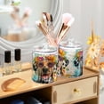 thumbnail image 6 of High-value clear storage jars keep life organized and within reach one sizex2 Groovy Dalmatian Pattern, 6 of 7