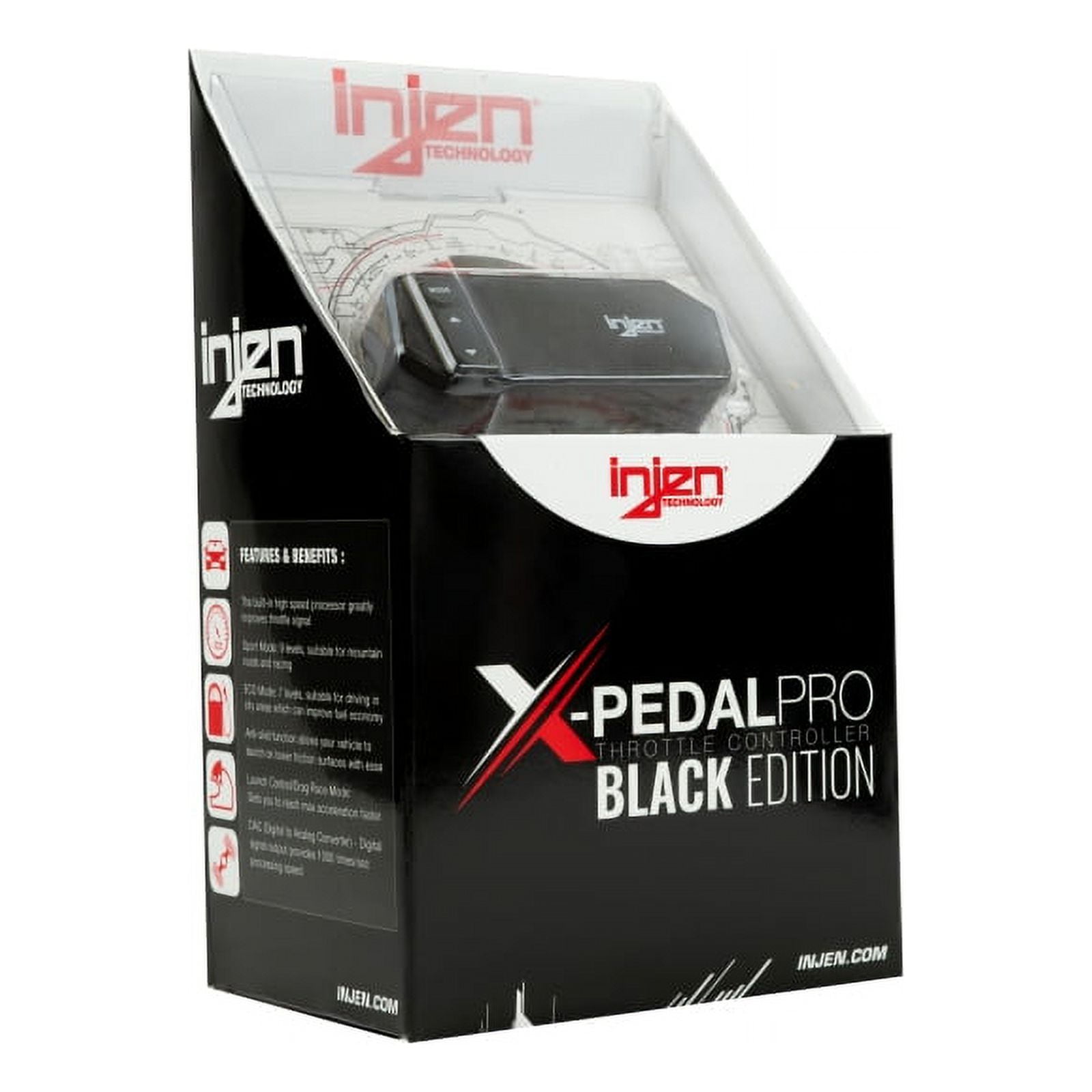 Injen 08-15 Mitsubishi Lancer/Lancer Evo X 2.0L/2.0T X-Pedal Pro Black Edition Throttle Controller