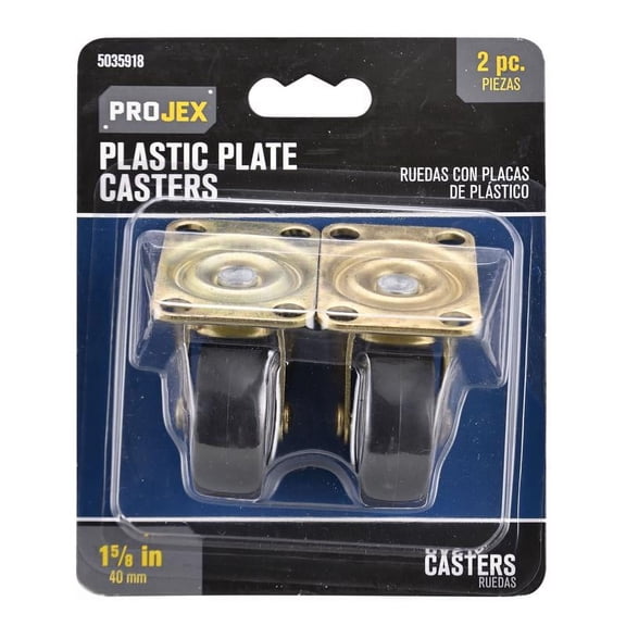Projex 5035918 1.625 in. 50 lbs Plastic Caster, Pack of 2