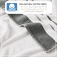 thumbnail image 3 of Luxurious Soft Cotton Decorative 6 Piece Towel Set, Dark Grey / Light Grey., 3 of 6