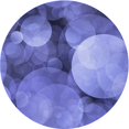 thumbnail image 1 of Ahgly Company Machine Washable Indoor Round Transitional Sky Blue Area Rugs, 8' Round, 1 of 7