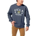 thumbnail image 4 of Men's League Collegiate Wear Heather Navy UCLA Bruins Bendy Arch Essential Pullover Sweatshirt, 4 of 4