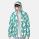 thumbnail image 2 of Balery Cartoon Llamas Sudadera ligera de manga larga con capucha y protección solar UPF 50+ para hombre y mujer, ideal para pesca y running-Large, 2 of 7