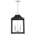 thumbnail image 4 of Trade Winds Gianna 4-Light Pendant in Matte Black with Polished Nickel, 4 of 6