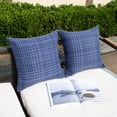 thumbnail image 4 of Funda de Almohada Kevin Textile para Exteriores Impermeable 60x60 cm Azul Marino, 4 of 7