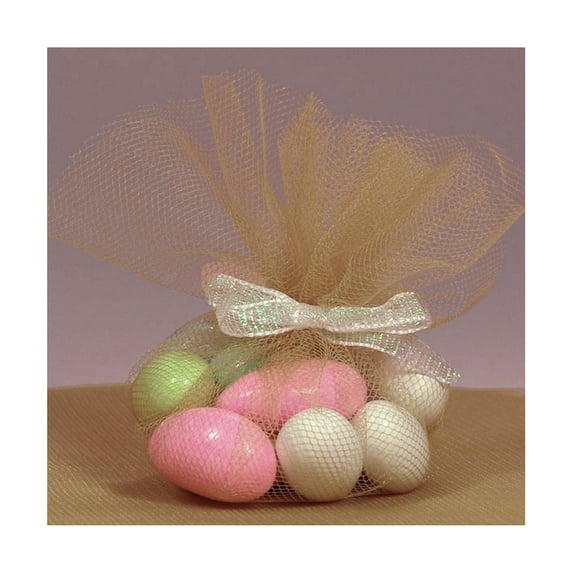 Tulle Circles - Old Gold - 9 Inch - Pack of 25 (gitullecircleoldgold)