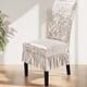 thumbnail image 5 of Cubiertas de Silla de Terciopelo para Sillas de Comedor Estirado con Falda 38-50x45-60cm, Cubierta de Sillas de Comedor de Tela Universal, Antideslizante, de Espalda Alta, para Casa, Hotel, Boda, 5 of 6