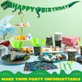 thumbnail image 6 of Joyfy 145 Pcs Dinosaur Birthday Party Supplies with Trex Banner, 24 Serves Disposable Tableware Set for Dinosaur Themes Party Kids 2 3 4 5 6 7 8 Years, 6 of 8