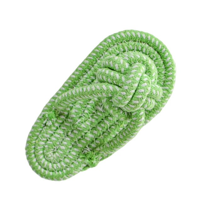 Mordedor duradero para perros pequeños y medianos Zapatillas de cuerda para el cuidado de mascotas interactivas para el entrenamiento y el juego de cachorros y perros en fase de dentición