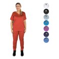 thumbnail image 1 of Pijama Quirurjica Uniforme Medico Mujer Jumper Clinico Rojo CH, 1 of 5