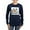 Navy, variant on CafePress - Snowman Face Long Sleeve T Shirt - Women's Long Sleeve Graphic Tee Casual Fit