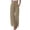 Khaki, variant on Women's Straight Leg Casual Pants, Elastic Drawstring Waist Loose Fit Trousers with Side Pockets, Solid Color Everyday Jogger Pants for Campus, Outdoor, Gym and Daily Wear JN L