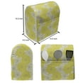 thumbnail image 5 of Spring Lounger Chair Bag, Bicolor Floral Arrangement Seasonal Nature Illustration with Petal Blooms, High Capacity Storage with Handle Container, Lounger Size, Yellow and Ivory, by Ambesonne, 5 of 5