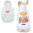 thumbnail image 1 of Sudadera con capucha para perro Woof Trails Blooming Teddy con forro polar, talla pequeña, 1 of 5