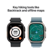 Apple Watch Ultra 3 GPS + Cellular 49mm Black Titanium Case with Black Alpine Loop - Medium