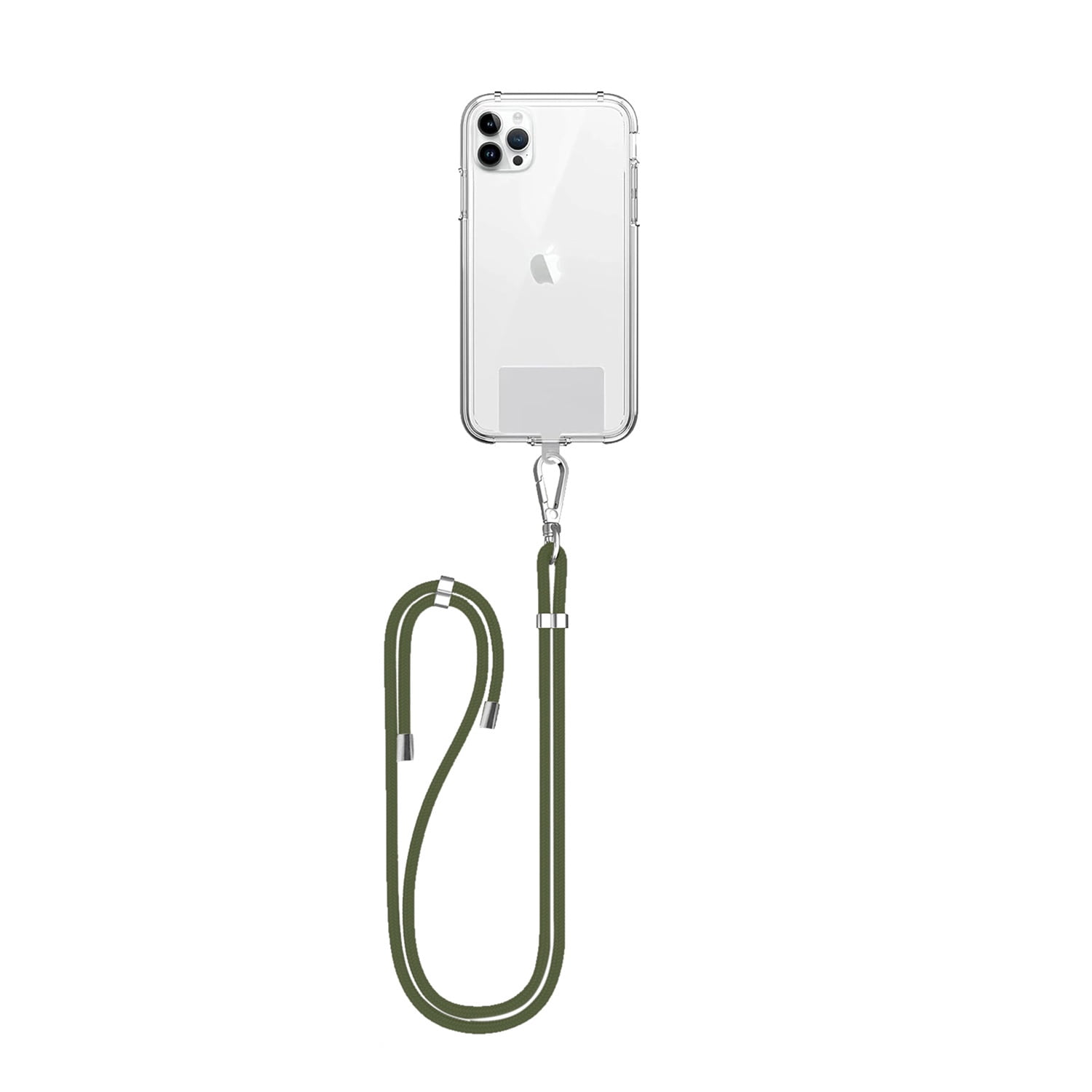 Universal Mobile Strap with Card Carry Holder - Green