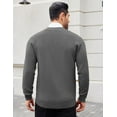thumbnail image 3 of COOFANDY Men's Cardigan Sweater Button Up V Neck Long Sleeve Slim Fit Knitted Dress Business Sweaters with Pockets, 3 of 5