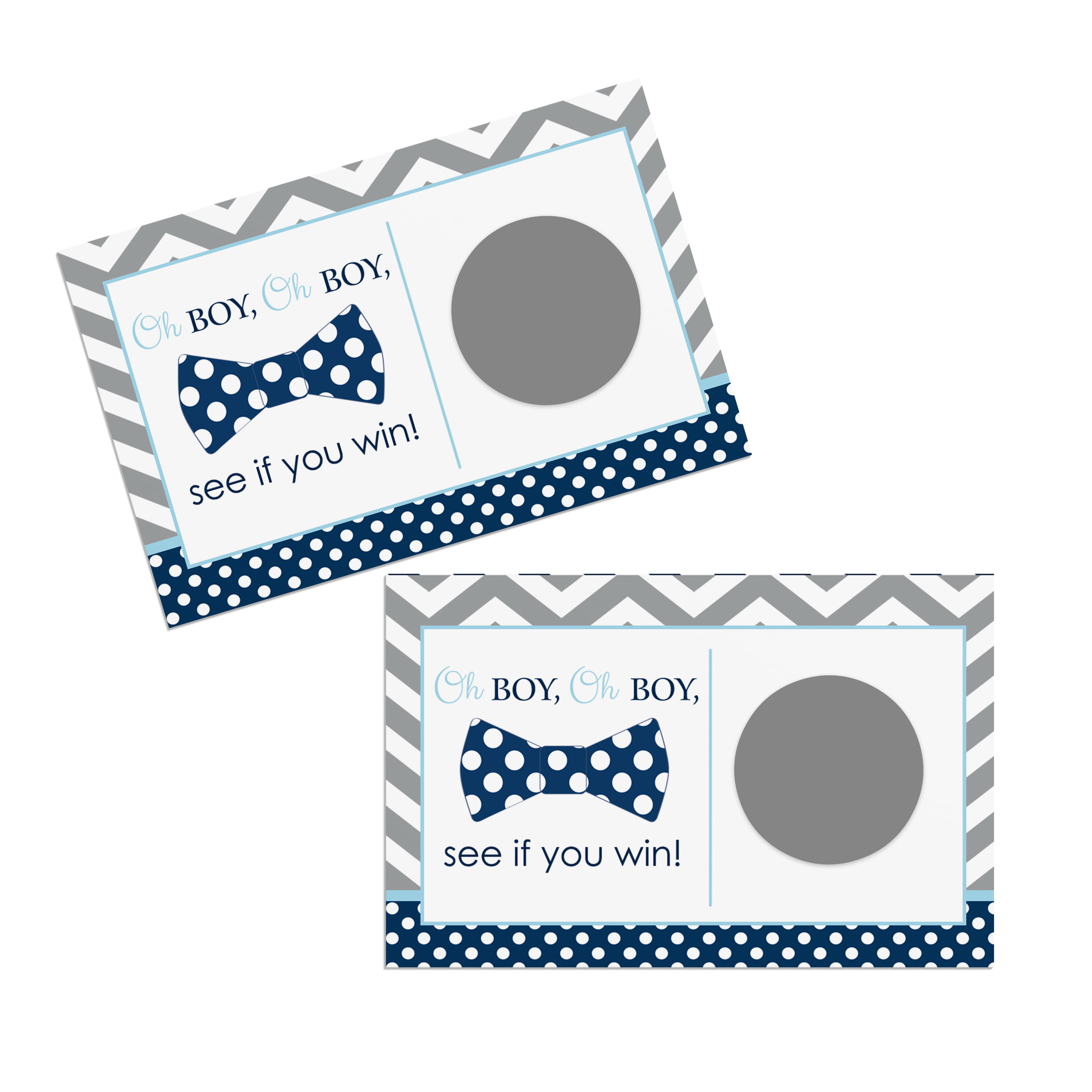 UNIQUE PERSONALIZED RUBBER DUCK THEME BABY SHOWER SCRATCH OFF LOTTO GAME CARDS 