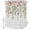 Gray, variant on Colorful Flowers Shower Curtain, Spring Floral Leaves Botanical Gray Plaid Washable Shower Curtains for Bathroom Bathtubs, Waterproof Quick-Dry Bath Curtain with Hooks & Grommets, Small Stall 36"x72"