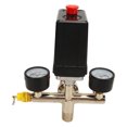 thumbnail image 1 of Válvula De Control De Presión, 0-12BAR 0-180PSI Ajuste De Perilla De Ahorro De Energía De Alta Resistencia Interruptor De Presión De Regulador Dual Para Compresor De Aire, 1 of 7