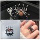 thumbnail image 3 of FESTFENDS Anillo Ajustable De Con Vintage Punk Y Rhinestones, 3 of 8