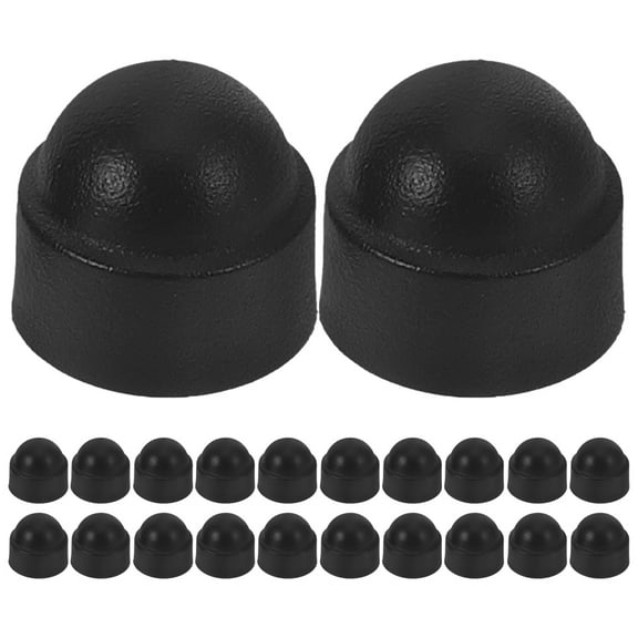 MLINS 50pcs Screw Caps Round Bolt End Covers Caps Screw Thread Protector Plastic Hexagon Dome Bolt Nut Cover for Motorcycle Car