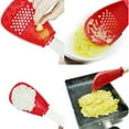 thumbnail image 3 of Chok 2Pcs 6 In 1 Multifunctional Kitchen Cooking Spoon Kitchen Gadgets Strainers for Egg Yolk Separator for Mashing Grating Draining, 3 of 5