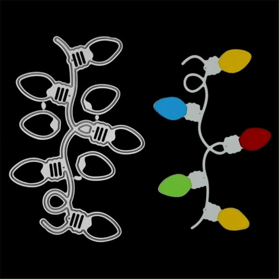 LOLIPPYY 4pcs Christmas Die Cuts: Scrapbooking Cutting Dies Decor - Diy Carbon Steel Mold For Paper Craft - Embossing Stencils For Card Making