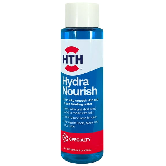 HTH Hydra Nourish Moisturizing Liquid Enhancer for Pools & Spas, 16 oz