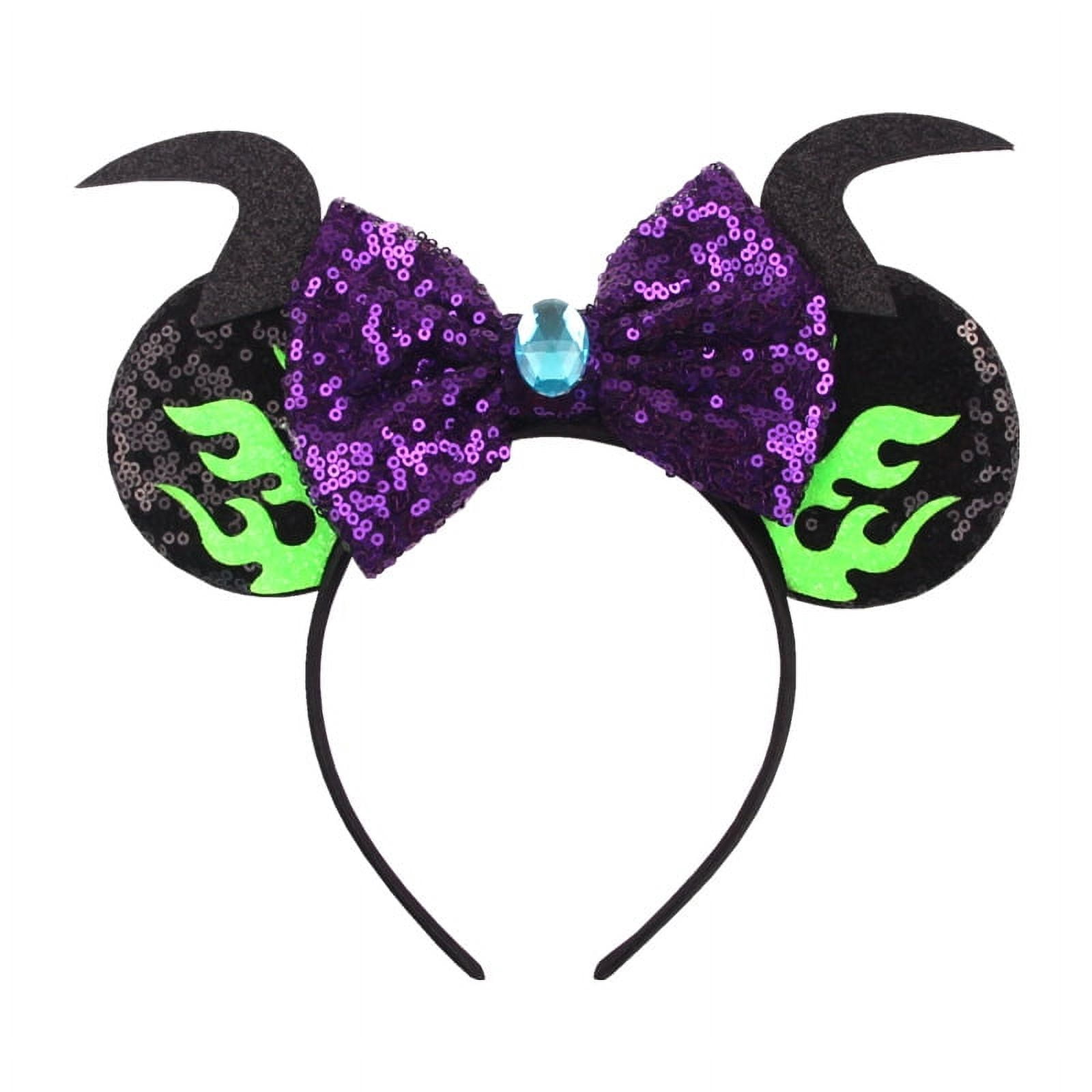 Bandeau Halloween Oreilles De Souris Avec Paillettes – Accessoire Déguisement Femmes Filles – Pour Fête, Cosplay, Festivals