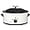 White, variant on 14 Quart Electric Roaster Oven, Roaster Oven, Turkey Roaster Electric, Roaster Oven Buffet, Selfbasting Lid, Removable Pan, Full-Range Temperature Control Cool-Touch Handles, White Body, Black Lid