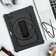 thumbnail image 2 of SaniMore Case for iPad Pro 11 2022/2021/2020/2018,iPad Air 5th/4th Generation/ipad 10.9" 2020, Hand Rope + Pen Holder + Hidden Kickstand Lens All-inclusive Anti-drop Shockproof  Case, Black, 2 of 13