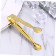thumbnail image 4 of 6 Piezas Clip de clip de hielo clip pinza de acero inoxidable almacenar pinzas de hielo pinzas de hielo prácticas pinza de hielo Dorado, 4 of 5