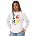 thumbnail image 3 of I Love Pacman 80's Long Sleeve TShirt Men Women Brisco Brands M, 3 of 5