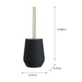 thumbnail image 4 of Bath Bliss Soft Toilet Brush in Black, 4 of 4