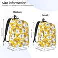 thumbnail image 3 of Yiaed Lilies Flowers Print Backpack, Premium Laptop Backpack, Travel Backpack for Women, Lightweight Backpacks, Comfortable Back Pack-Medium, 3 of 7